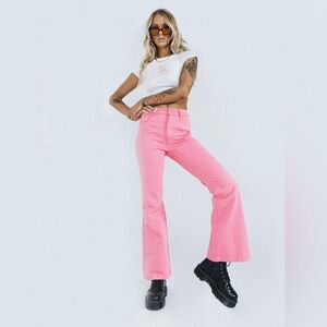 PRINCESS POLLY CABARITA PINK JEANS NWT